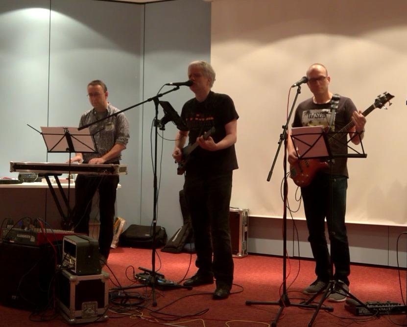 band with Andreas Niemeyer,
                                   Christian Basler and Dr. T. Tensi