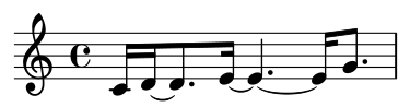 complex but correct note split example